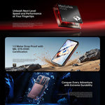 هاتف أوكيتيل WP300 المتين مع ساعة، 12GB+512GB، شاشة 6.8 بوصة، أندرويد 15، ميدياتيك Dimensity 7050 ثماني النواة، NFC، OTG، شبكة: 5G