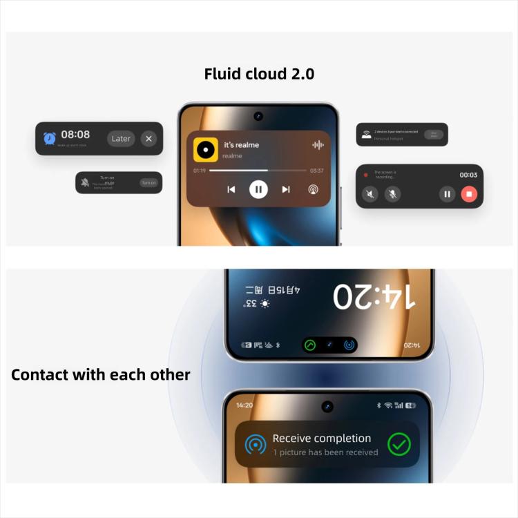 ريلمي GT7، 16GB+256GB، شاشة 6.8 بوصة، أندرويد 15 / ريلمي UI 6.0، ميدياتيك Dimensity 9400+ ثماني النواة، NFC، شبكة: 5G، دعم جوجل بلاي، 16GB+256GB