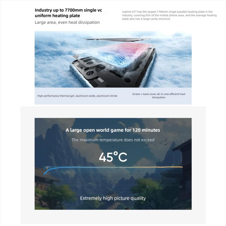 ريلمي GT7، 16GB+512GB، شاشة 6.8 بوصة، أندرويد 15 / ريلمي UI 6.0، ميدياتيك Dimensity 9400+ ثماني النواة، NFC، شبكة: 5G، دعم جوجل بلاي، 16GB+512GB