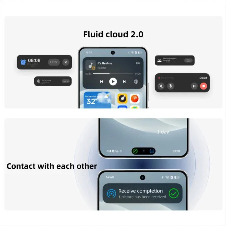 ريلمي نيو7 توربو، 12GB+256GB، شاشة 6.8 بوصة، أندرويد 15 / ريلمي UI 6.0، ميدياتيك Dimensity 9400e ثماني النواة، NFC، شبكة: 5G، دعم جوجل بلاي، 16GB+256GB