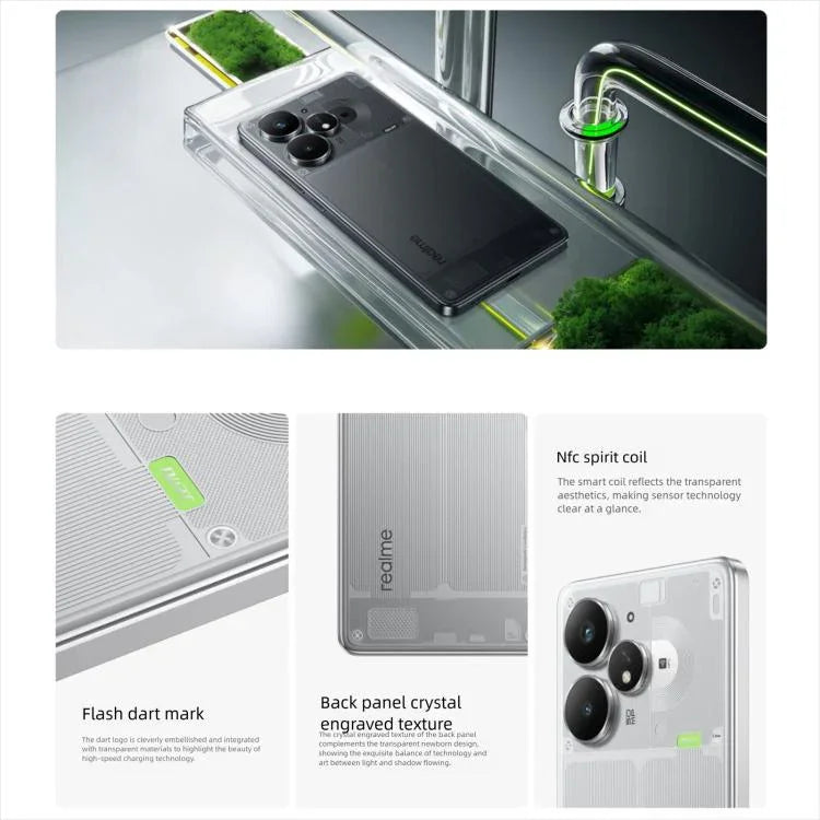 ريلمي نيو7 توربو، 12GB+256GB، شاشة 6.8 بوصة، أندرويد 15 / ريلمي UI 6.0، ميدياتيك Dimensity 9400e ثماني النواة، NFC، شبكة: 5G، دعم جوجل بلاي، 16GB+256GB