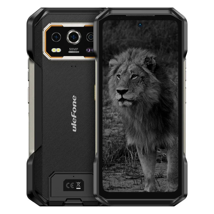 هاتف Ulefone Armor 27 Pro المتين، 12GB+256GB، رؤية ليلية، بطارية 10600mAh، شاشة 6.78 بوصة أندرويد 14 معالج MediaTek Dimensity 6300 ثماني النواة، شبكة: 5G، NFC، Armor 27 Pro