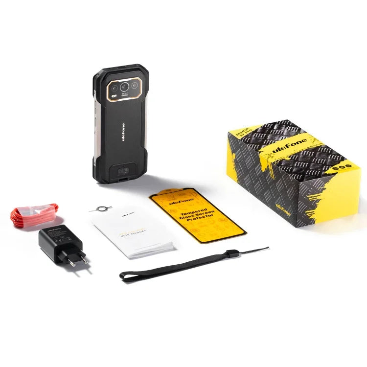 هاتف Ulefone Armor 27 Pro المتين، 12GB+256GB، رؤية ليلية، بطارية 10600mAh، شاشة 6.78 بوصة أندرويد 14 معالج MediaTek Dimensity 6300 ثماني النواة، شبكة: 5G، NFC، Armor 27 Pro