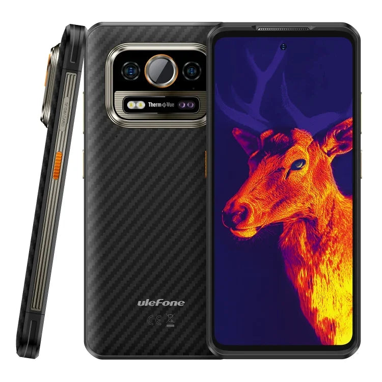 هاتف Ulefone Armor 25T المتين، 6GB+256GB، تصوير حراري، شاشة 6.78 بوصة أندرويد 14 معالج MediaTek Helio G99 ثماني النواة، شبكة: 4G، NFC، OTG، Armor 25T