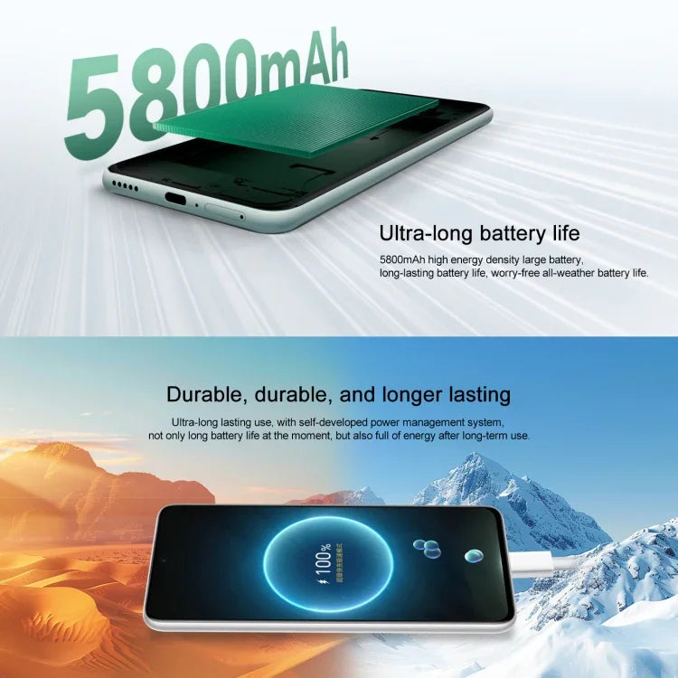 Honor X60، 12GB+512GB، بصمة جانبية، شاشة 6.8 بوصة MagicOS 8.0 Dimensity 7025-Ultra ثماني النواة، شبكة: 5G، OTG، لا يدعم Google Play، 12GB+512GB