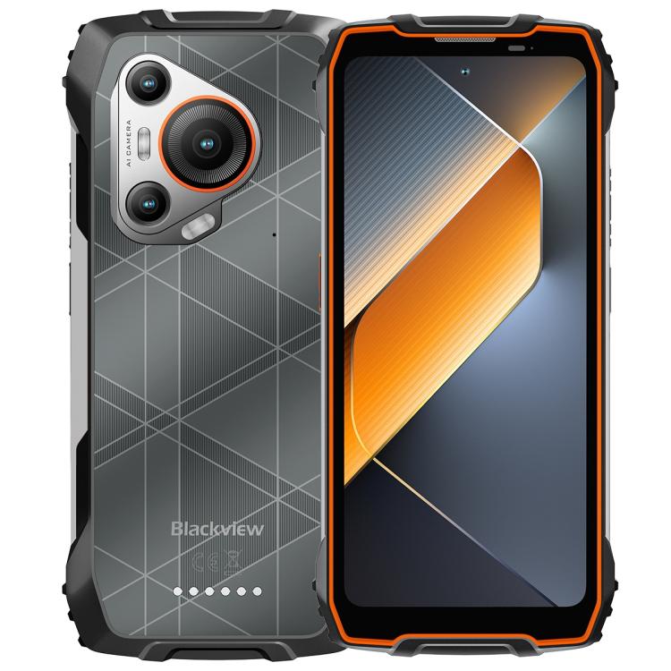 هاتف بلاكفيو BL7000 مقاوم، 8GB+256GB، شاشة 6.78 بوصة، أندرويد 15، معالج ميديا تيك Dimensity 6300 ثماني النواة، شبكة 5G، NFC، OTG، 8GB+256GB