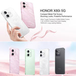 Honor X80i، 12GB+512GB، بصمة إصبع مدمجة في الشاشة، شاشة 6.6 بوصة MagicOS 10.0 أندرويد 16.0 Dimensity 6500 Elite ثماني النواة، شبكة: 5G، OTG، NFC، 12GB+512GB