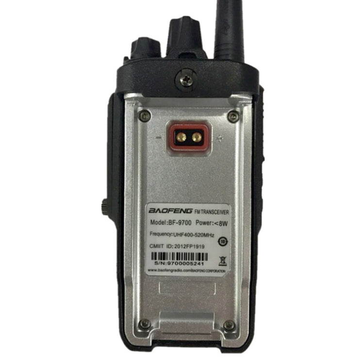 جهاز اتصال لاسلكي محمول BaoFeng BF-9700 بقوة 8 واط، نطاق واحد مع وظيفة المراقبة، قابس أمريكي، BF-9700 قابس أمريكي