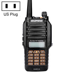 جهاز اتصال لاسلكي محمول مقاوم للماء BaoFeng BF-UV9R Plus بقوة 10 واط، مزدوج النطاق مع هوائي، قابس أمريكي، BF-UV9Rplus قابس أمريكي