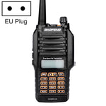 جهاز اتصال لاسلكي محمول مقاوم للماء BaoFeng BF-UV9R Plus بقوة 10 واط، مزدوج النطاق مع هوائي، قابس أوروبي، BF-UV9Rplus قابس أوروبي