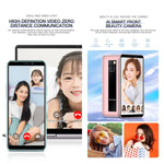 التعرف على الوجه، شاشة 3.46 بوصة أندرويد 9.0 MTK6739CW رباعي النواة حتى 1.28GHz، شريحتي اتصال، بلوتوث، واي فاي، GPS، شبكة 4G، 3GB+64GB