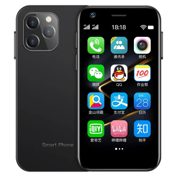 SOYES XS12، 3GB+32GB، شاشة 3.0 بوصة، أندرويد 9.0، MTK6737M رباعي النواة حتى 1.1GHz، بلوتوث، واي فاي، FM، شبكة: 4G، شريحتي اتصال، 3GB+32GB