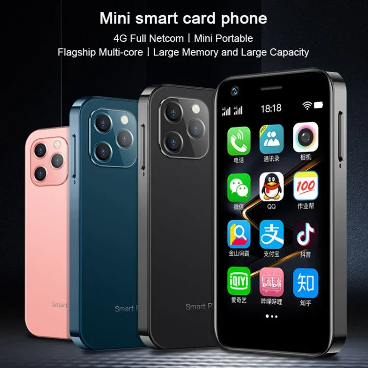 SOYES XS12، 3GB+32GB، شاشة 3.0 بوصة، أندرويد 9.0، MTK6737M رباعي النواة حتى 1.1GHz، بلوتوث، واي فاي، FM، شبكة: 4G، شريحتي اتصال، 3GB+32GB