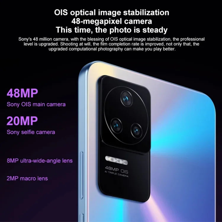 ثلاث كاميرات خلفية، بطارية 4500mAh، التعرف على بصمة الإصبع، شاشة 6.67 بوصة MIUI 13 Qualcomm Snapdragon 870 ثماني النواة حتى 3.2GHz، شبكة 5G، شريحتي اتصال، NFC، IR، 12GB+256GB
