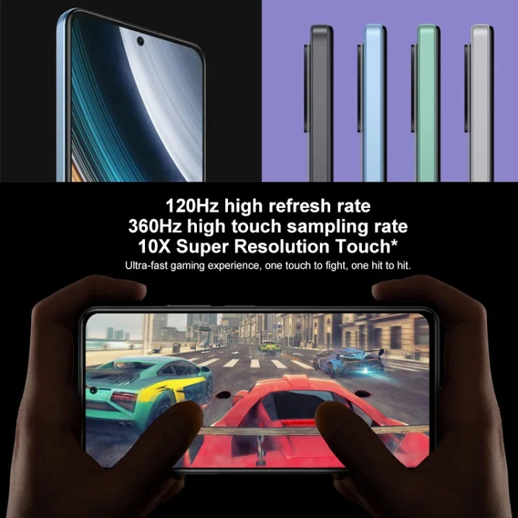 ثلاث كاميرات خلفية، بطارية 4500mAh، التعرف على بصمة الإصبع، شاشة 6.67 بوصة MIUI 13 Qualcomm Snapdragon 870 ثماني النواة حتى 3.2GHz، شبكة 5G، شريحتي اتصال، NFC، IR، 12GB+256GB