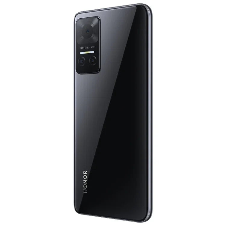ثلاث كاميرات خلفية، التعرف على بصمة الإصبع الجانبية، بطارية 5000mAh، شاشة 6.74 بوصة Magic UI 5.0 (Android 11) MediaTek Dimensity 700 ثماني النواة حتى 2.2GHz، شبكة 5G، OTG، لا يدعم Google Play، 8GB+128GB