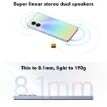 كاميرتان خلفيتان، التعرف على بصمة الإصبع من الجانب، بطارية 5000mAh، شاشة 6.58 بوصة Realme UI 3.0 / أندرويد 12، MediaTek Dimensity 810 ثماني النواة حتى 2.4GHz، شبكة: 5G، دعم جوجل بلاي، 12GB+256GB