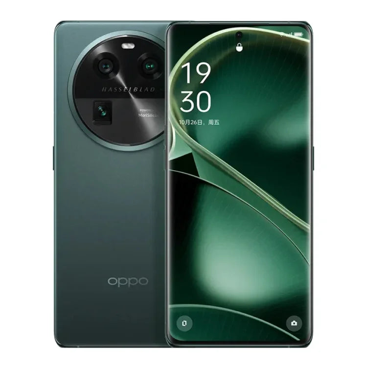 كاميرات خلفية ثلاثية، شاشة 6.74 بوصة ColorOS 13.1 مع معالج Dimensity 9200 ثماني النواة بسرعة تصل إلى 3.05 جيجاهرتز، شبكة: 5G، يدعم جوجل بلاي، Find X6 12GB+256GB، 12GB+256GB