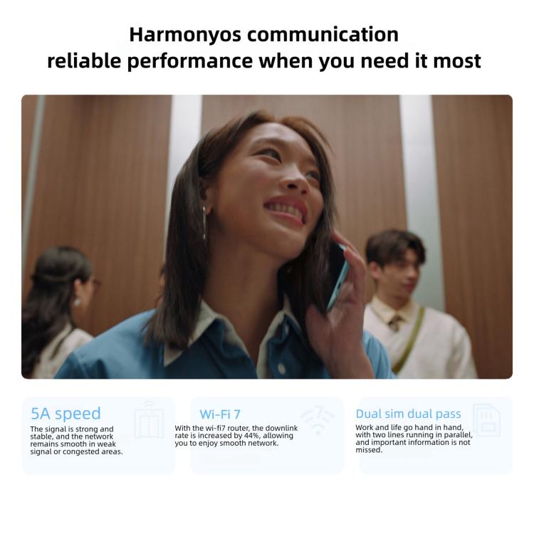 هواوي إنجوي 90 بلس، 8 جيجابايت + 256 جيجابايت، بصمة جانبية، شاشة 6.67 بوصة HarmonyOS 6.0، كيرين 8000، OTG، لا يدعم جوجل بلاي، 8 جيجابايت + 256 جيجابايت