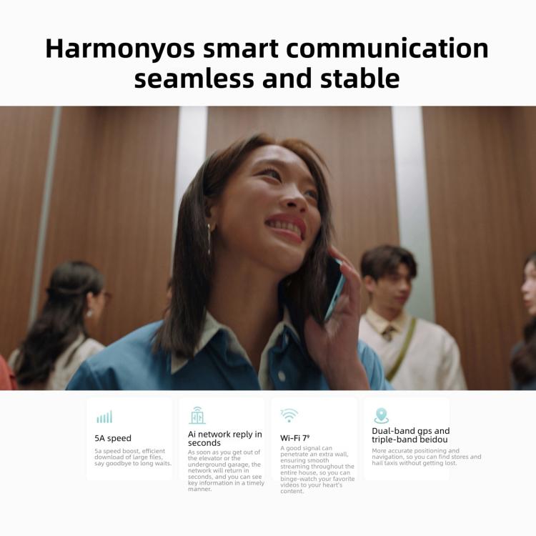 هواوي إنجوي 90 برو ماكس، 8 جيجابايت + 512 جيجابايت، بصمة جانبية، شاشة 6.84 بوصة، HarmonyOS 6.0، Kirin 8000، OTG، لا يدعم جوجل بلاي، 8 جيجابايت + 512 جيجابايت
