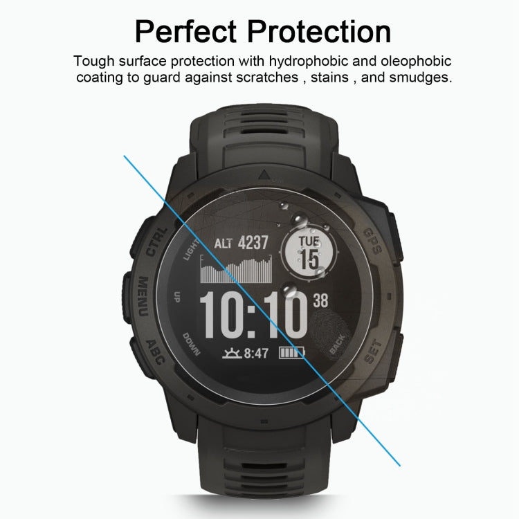 ENKAY Hat-Prince for 36mm Diameter Circular Dial Smart Watch 0.2mm 9H Surface Hardness 2.15D Curved Explosion-proof Tempered Glass Screen Film
