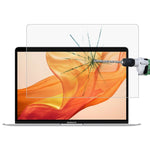 فيلم زجاجي مقسى مقاوم للانفجار بصلابة سطح 9H وسمك 0.26 مم لجهاز MacBook Air 13.3 (2018)