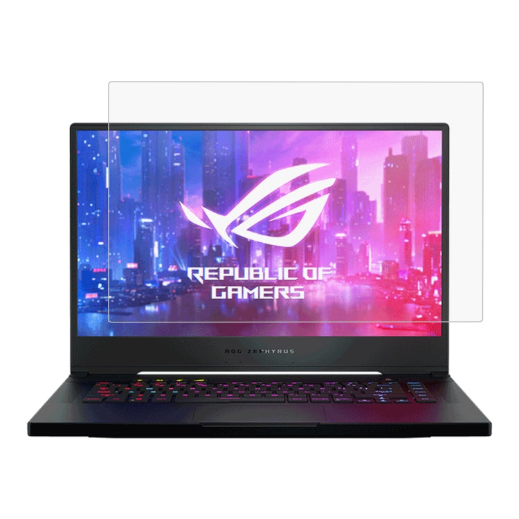 فيلم حماية شاشة لابتوب زجاج مقسّى عالي الدقة لجهاز ASUS ROG Zephyrus M GU502 بقياس 15.6 بوصة، لجهاز ASUS ROG Zephyrus M بقياس 15.6 بوصة