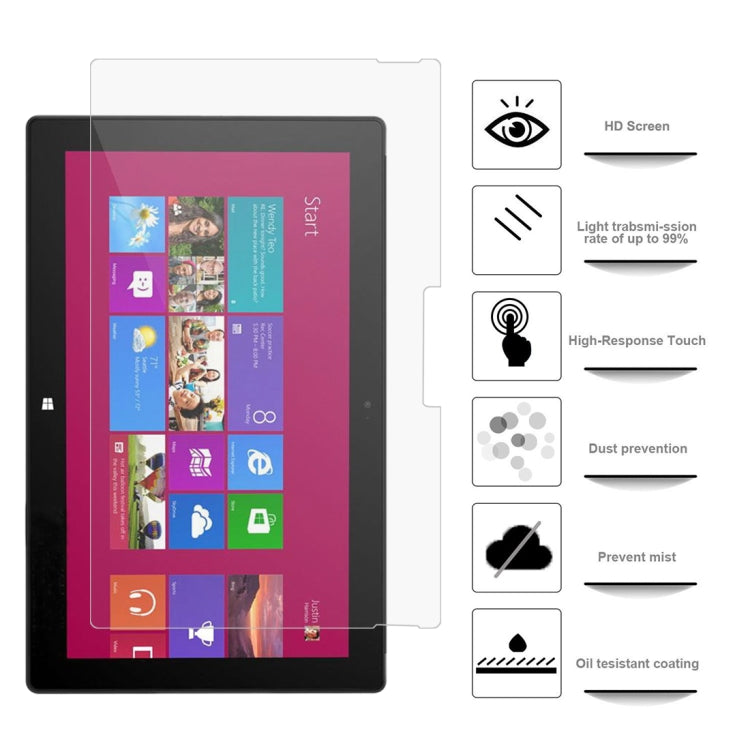 2 قطعة فيلم شاشة بنمط ورقي احترافي 3H لفيلم رسم بالقلم الرصاص لأجهزة Microsoft Surface Pro 4 / 5 / 6 / 7، لأجهزة Microsoft Surface Pro 4 / 5 / 6 / 7
