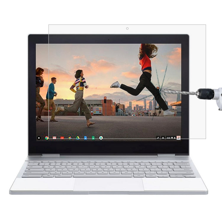 فيلم زجاج مقسّى كامل الشاشة بصلابة سطح 9H وسمك 0.4mm لجهاز Google Pixelbook مقاس 12.3 بوصة، لجهاز Google Pixelbook مقاس 12.3 بوصة