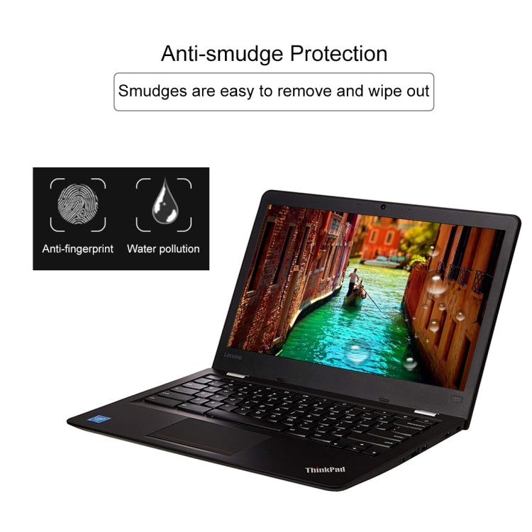 فيلم زجاج مقسّى كامل الشاشة بسمك 0.4mm وصلابة سطح 9H لجهاز Lenovo ThinkPad 13 Chromebook بقياس 13.3 بوصة، Lenovo 13 Chromebook