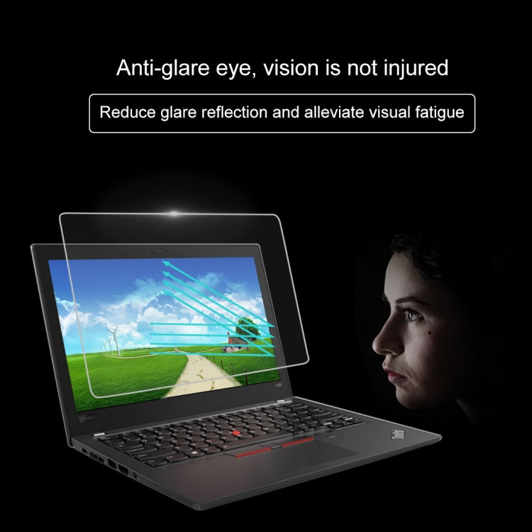فيلم زجاج مقسّى كامل الشاشة بصلابة سطح 9H وسمك 0.4mm لجهاز Lenovo ThinkPad A285 مقاس 12.5 بوصة، Lenovo A285