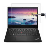 فيلم زجاج مقسّى كامل الشاشة بصلابة سطح 9H وسمك 0.4mm لجهاز Lenovo ThinkPad E485 مقاس 14 بوصة، Lenovo E485