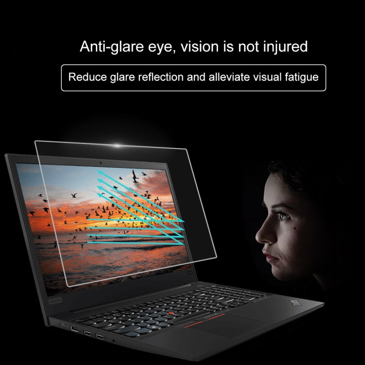 فيلم زجاج مقسّى كامل الشاشة بصلابة سطح 9H لجهاز Lenovo ThinkPad E585 مقاس 15.6 بوصة، Lenovo E585