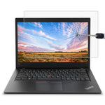 فيلم زجاج مقسّى كامل الشاشة بصلابة سطح 9H وسمك 0.4mm لجهاز Lenovo ThinkPad L480 مقاس 14 بوصة، Lenovo L480
