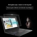 فيلم زجاج مقسّى كامل الشاشة بصلابة سطح 9H وسمك 0.4mm لجهاز Lenovo ThinkPad L480 مقاس 14 بوصة، Lenovo L480