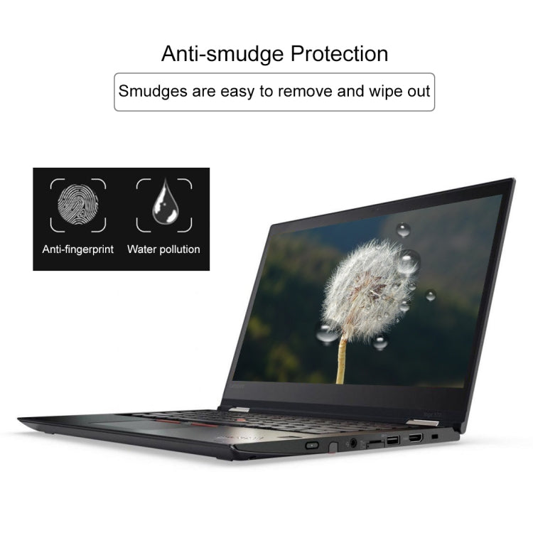 فيلم زجاج مقسّى كامل الشاشة بصلابة سطح 9H وسمك 0.4mm لجهاز Lenovo ThinkPad Yoga 370 مقاس 13.3 بوصة، Yoga 370