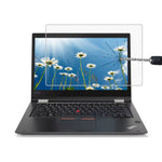 فيلم زجاج مقسّى كامل الشاشة بصلابة سطح 9H وسمك 0.4mm لجهاز Lenovo ThinkPad X380 Yoga مقاس 13.3 بوصة، X380 Yoga