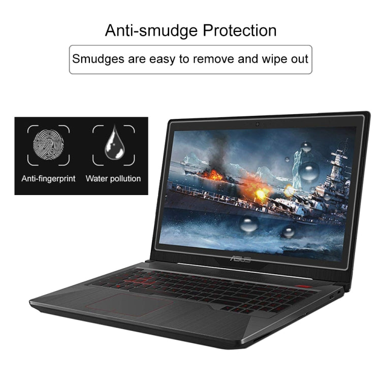 فيلم حماية شاشة لابتوب زجاج مقسّى عالي الدقة لجهاز ASUS FX503 بقياس 15.6 بوصة، لجهاز ASUS FX503 بقياس 15.6 بوصة