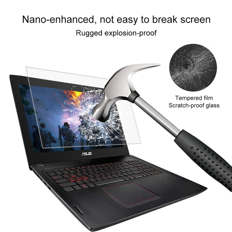 فيلم حماية شاشة لابتوب زجاج مقسّى عالي الدقة لجهاز ASUS ROG GL502VM بقياس 15.6 بوصة، لجهاز ASUS ROG GL502VM بقياس 15.6 بوصة