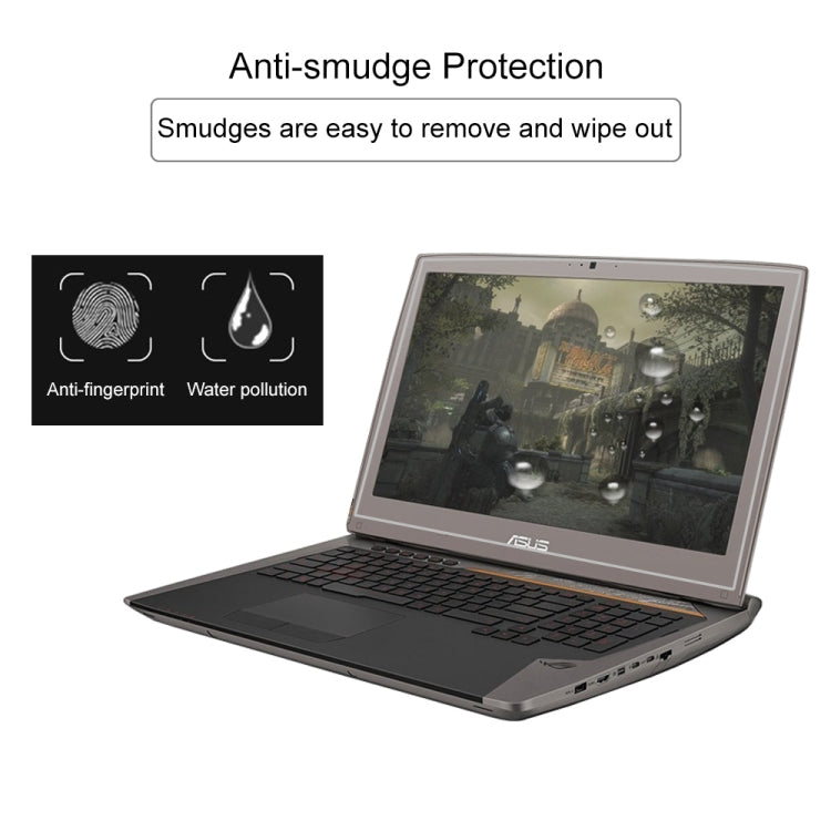 فيلم حماية شاشة لابتوب زجاج مقسّى عالي الدقة لجهاز ASUS ROG GL502VM بقياس 15.6 بوصة، لجهاز ASUS ROG GL502VM بقياس 15.6 بوصة