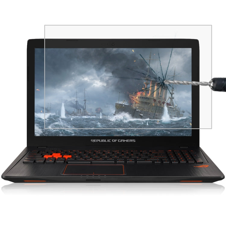 فيلم حماية شاشة لابتوب زجاج مقسّى عالي الدقة لجهاز ASUS ROG GL553VD بقياس 15.6 بوصة، لجهاز ASUS ROG GL553VD بقياس 15.6 بوصة