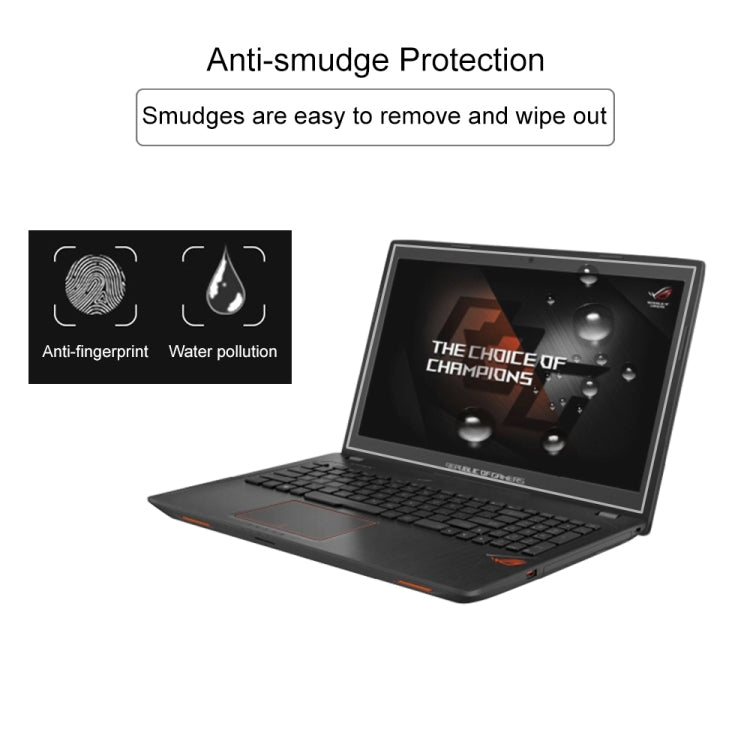فيلم حماية شاشة لابتوب زجاج مقسّى عالي الدقة لجهاز ASUS ROG GL553VE بقياس 15.6 بوصة، لجهاز ASUS ROG GL553VE بقياس 15.6 بوصة