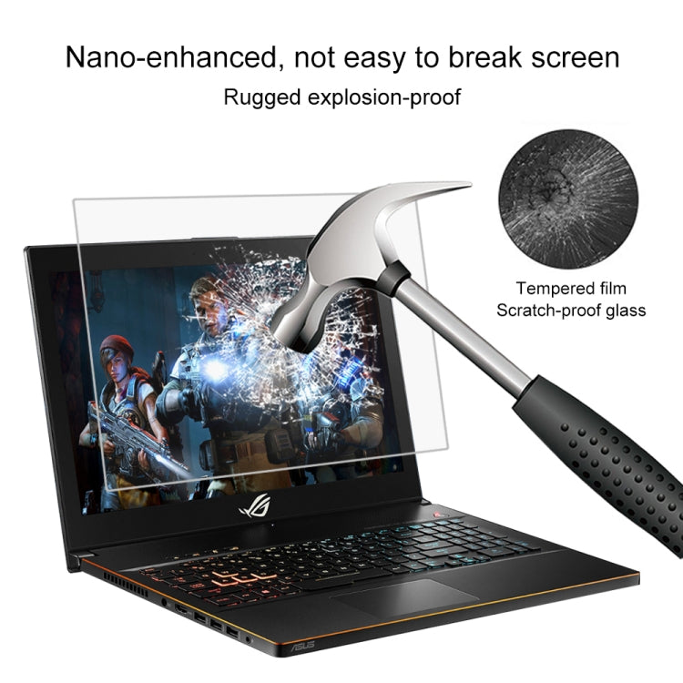 فيلم حماية شاشة لابتوب زجاج مقسّى عالي الدقة لجهاز ASUS ROG GU501 بقياس 15.6 بوصة، لجهاز ASUS ROG GU501 بقياس 15.6 بوصة