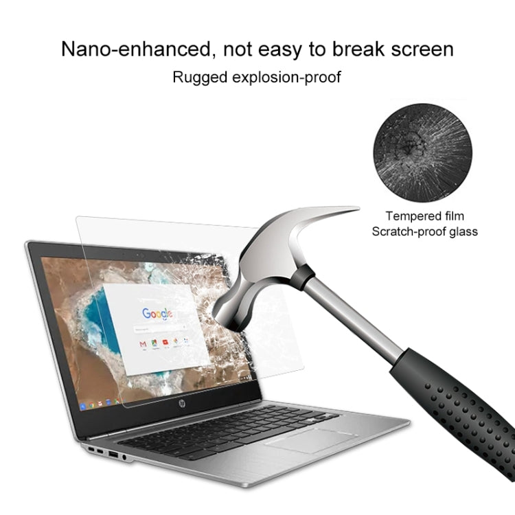 فيلم حماية شاشة لابتوب زجاج مقسّى عالي الدقة لجهاز HP Chromebook 13 G1 (ENERGY STAR) بقياس 13.3 بوصة، لجهاز HP Chromebook 13 G1 (ENERGY STAR) بقياس 13.3 بوصة