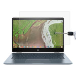 فيلم حماية شاشة لابتوب زجاج مقسّى عالي الدقة لجهاز HP Chromebook x360 - 14-da0021nr بقياس 14 بوصة، لجهاز HP Chromebook x360 - 14-da0021nr بقياس 14 بوصة