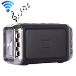 مكبر صوت لاسلكي محمول LN-22 DC 5V مع مكالمات بدون استخدام اليدين وضوء LED ملون مزدوج، يدعم USB وبطاقة TF و3.5 مم AUX، LN-22