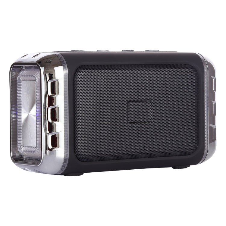 مكبر صوت لاسلكي محمول LN-22 DC 5V مع مكالمات بدون استخدام اليدين وضوء LED ملون مزدوج، يدعم USB وبطاقة TF و3.5 مم AUX، LN-22