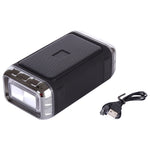 مكبر صوت لاسلكي محمول LN-22 DC 5V مع مكالمات بدون استخدام اليدين وضوء LED ملون مزدوج، يدعم USB وبطاقة TF و3.5 مم AUX، LN-22