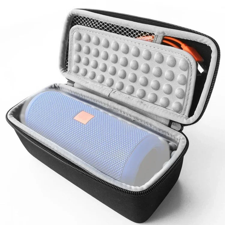 حقيبة تخزين صلبة للسفر لمكبر صوت JBL Flip 1 / 2 / 3 / 4 بتقنية البلوتوث، الحجم: 22 سم × 9 سم × 8.5 سم، حقيبة مكبر صوت بلوتوث