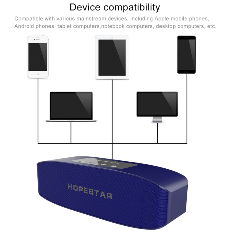 مكبر صوت بلوتوث لاسلكي محمول صغير HOPESTAR H11 على شكل أرنب، ميكروفون مدمج، يدعم AUX / مكالمات بدون استخدام اليدين / FM / TF، H11